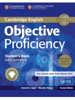Objective Proficiency Second Edition Student’s Book with answers, Downloadable Software and Class Audio CDs