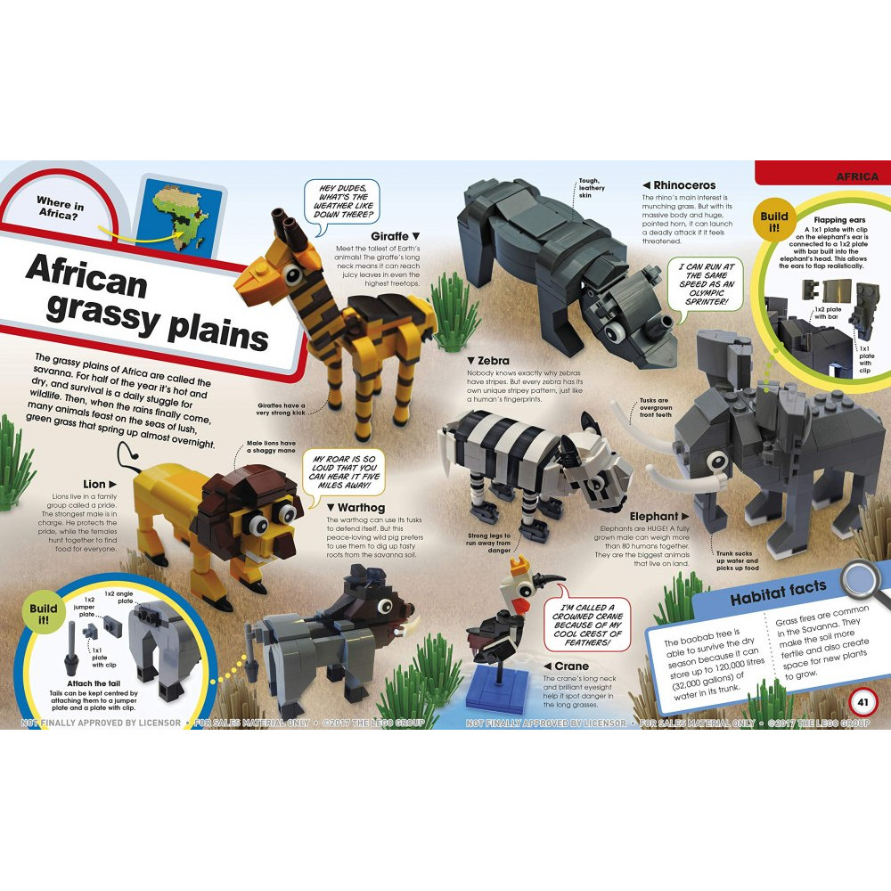 Купити за 630 грн LEGO Animal Atlas: with four exclusive animal models  9780241316573