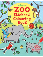 Sticker and Colouring Book: Zoo