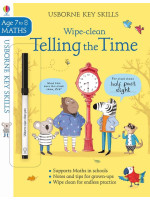 Usborne Key Skills: Wipe-Clean Telling the Time (Age 7 to 8)