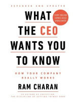What the CEO Wants You to Know - Ram Charan