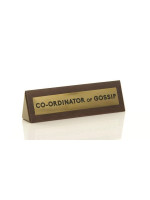 Wooden Desk Sign: Co-ordinator