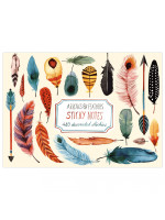 Arrows and Feathers Sticky Notes