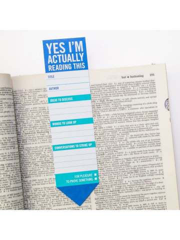 Yes, I'm Actually Reading This Bookmark Pad