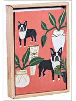 Dogs and Plants Luxe Foil Notecard Box